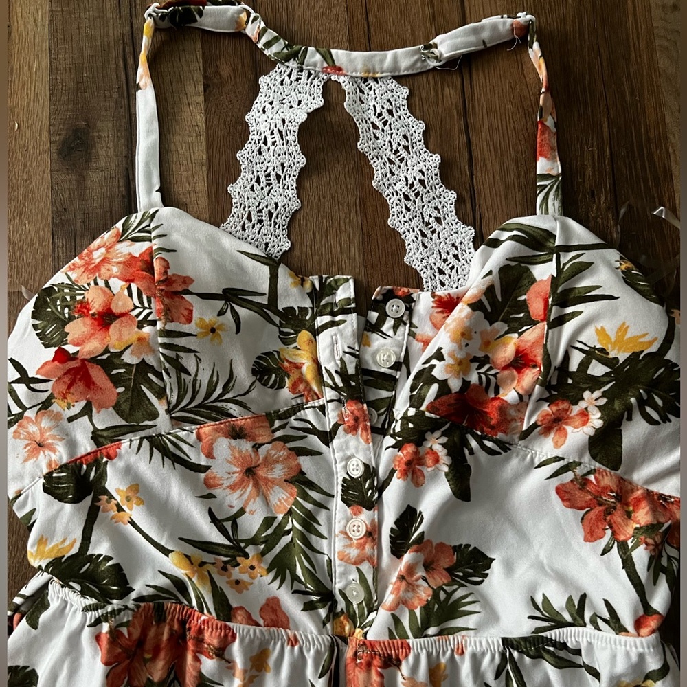 No Boundaries Floral Jumpsuit - Picture 3 of 5